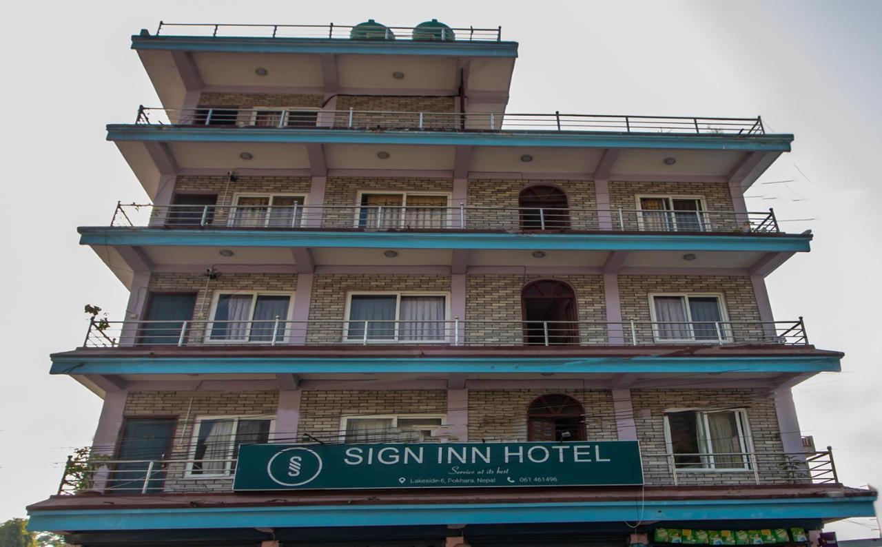 Oyo 193 Sign Inn Hotel Pokhara Esterno foto